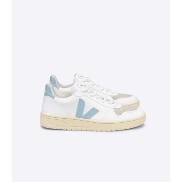 Men's Veja V-10 CWL Shoes White/Blue | ZA 283HAP